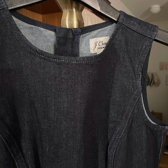 Stylish navy denim shift dress - Picture 5 of 8